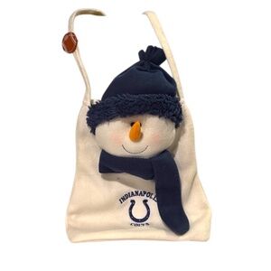 Indianapolis Colts Snowman Tote Bag